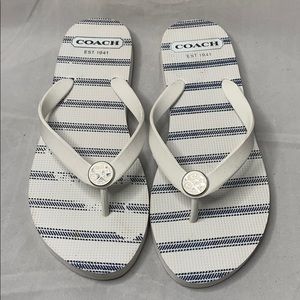 Coach flip flops